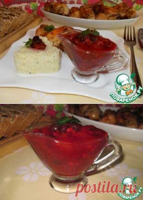 Куриные крылышки с клюквенным чатни - кулинарный рецепт