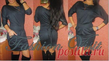 Платье в наличии! размер М цвет:темно-синий Длина 76 см 1200руб.