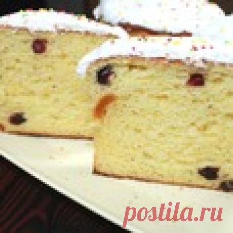 Нежный Пасхальный Кулич Кулинарный рецепт