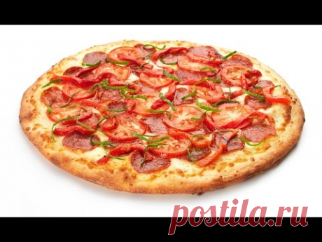 Вкуснейшая Пицца с колбасой и сыром
