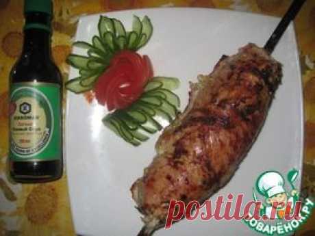 Шашлык-рулет на мангале - кулинарный рецепт