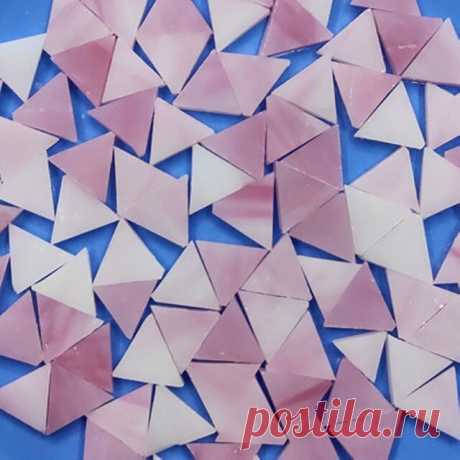 Lazos de JOJO triangular de acrílico sólido para hacer mosaicos, azulejos para manualidades de decoración del hogar, materiales de arte hechos a mano, 50g|Creación de mosaicos| - AliExpress