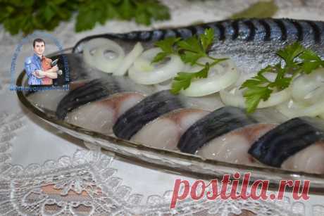 Скумбрия сухого посола в пакете, всегда получается малосольная и вкусная