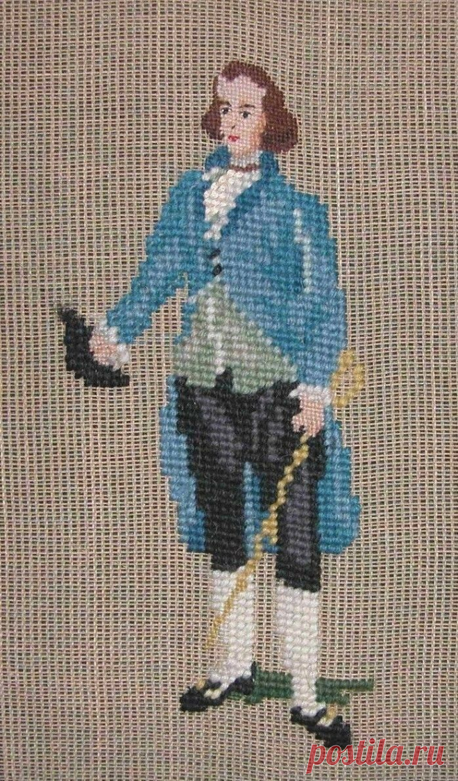 EP 2827 Madeira Vintage Gentleman in Blue, Man Preworked Needlepoint Canvas • $9.09 EP 2827 MADEIRA Vintage Gentleman in Blue, Man Preworked Needlepoint Canvas - $9.09. Here's a Beautiful Vintage Needlepoint Canvas by Madeira Luxury Needlepoint! The Preworked Design is Hand Stitched in Wool Yarn, on 10ct Cotton Penelope Canvas. Title: Gentleman in Blue Canvas Size: 14