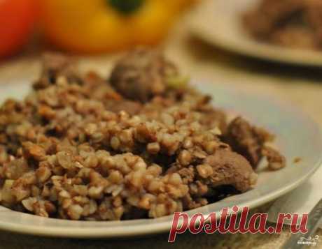 Гречка с печенью в мультиварке - кулинарный рецепт на Повар.ру