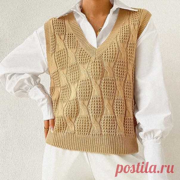 Безрукавка со жгутами из полупатентной резинки

По схеме при вязании участков полупатентной резинки в лицевых нечётных рядах изнаночные петли переснимаются со спицы на спицу непровязаными + накид, лицевые вяжутся лицевыми. В изнаночных (чётных) рядах все петли провязываются так, как лежат на спице.

#вязание #спицами #вязать_безрукавку #безрукавка_спицами #узор_спицами #жгуты #полупатентная_резинка