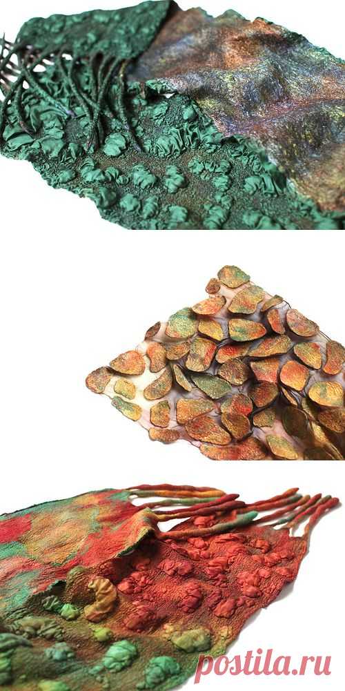 Felted Scarves 2011 - a set on Flickr