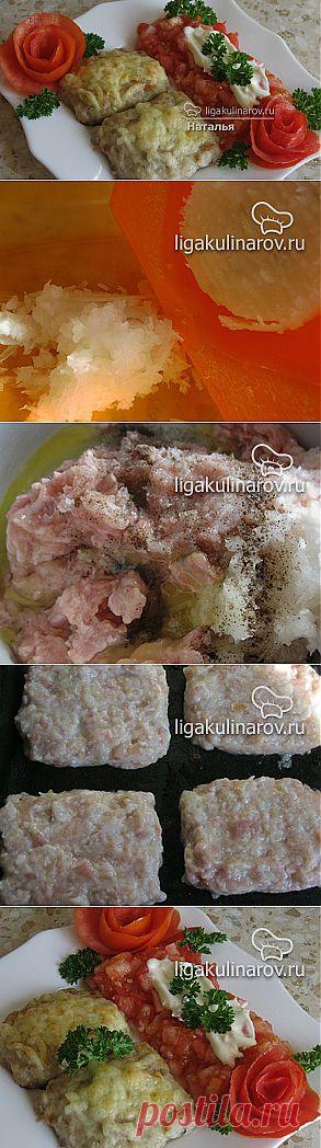 Куриные котлетки "Квадратики" – рецепт с фото от Лиги Кулинаров, пошаговый рецепт