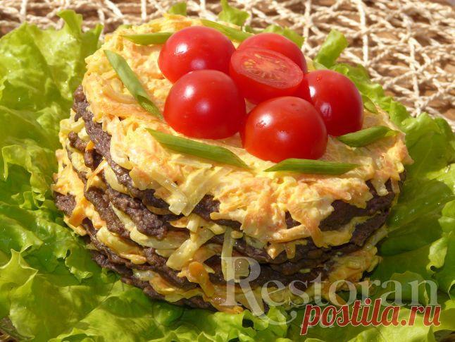 Печёночный торт.