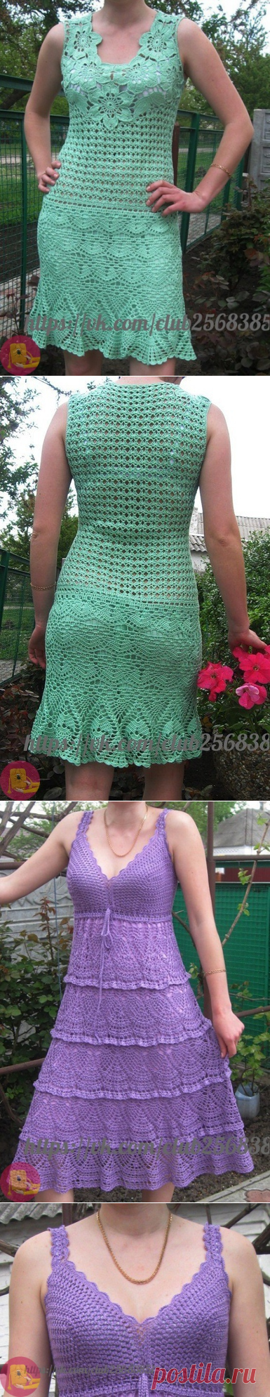 Платье и сарафан с ярусами со схемами — Сделай сам, идеи для творчества - DIY Ideas