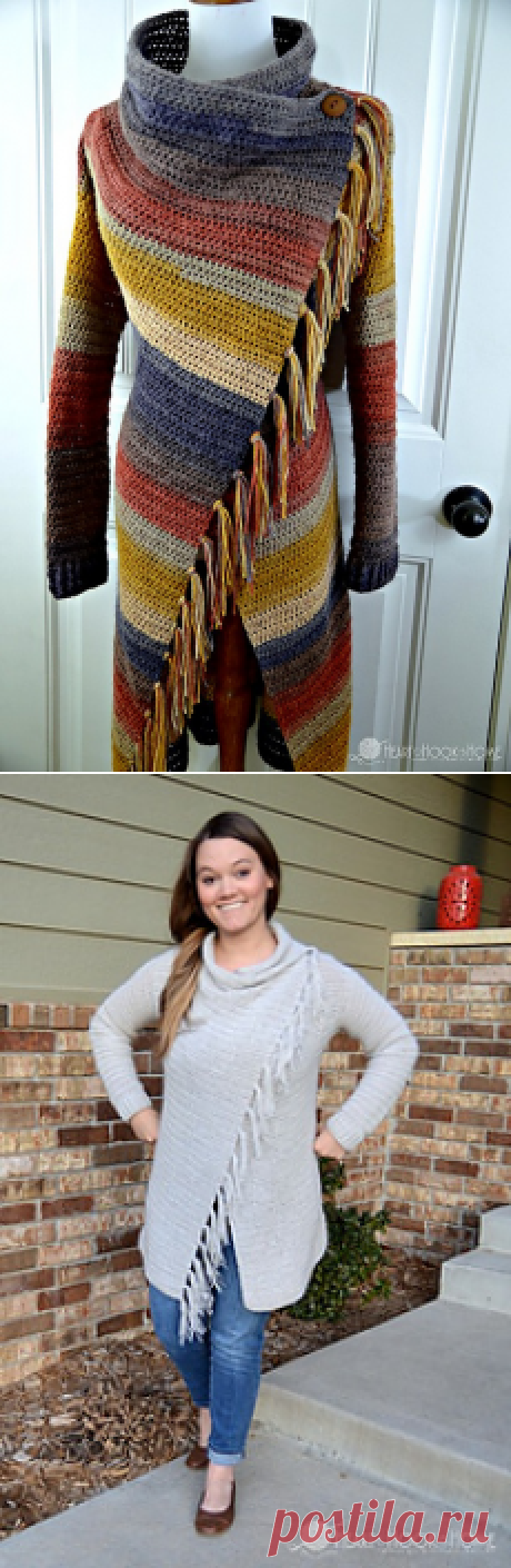 Ravelry: Blanket Cardigan pattern by Ashlea Konecny.идеи.