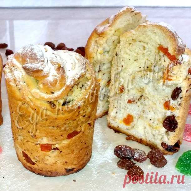 Необычный пасхальный кулич! Ароматный, оригинальный и вкусный)) - Простые рецепты Овкусе.ру
