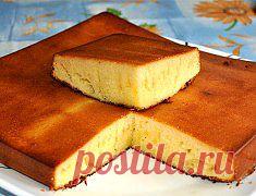 Бисквит на сгущенном молоке » Всем За Стол!