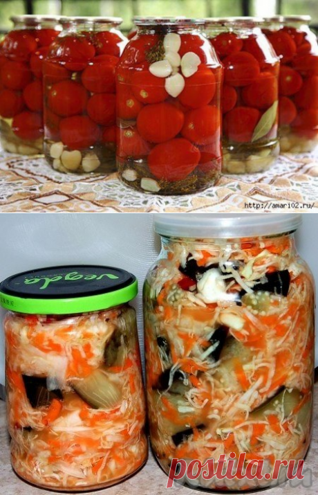 ПОДБОРКА САМОЙ ВКУСНОЙ КОНСЕРВАЦИИ ИЗ ОВОЩЕЙ. 10 ЛУЧШИХ РЕЦЕПТОВ! .