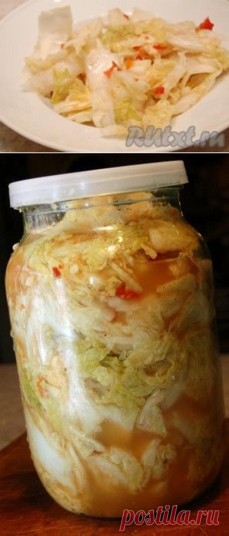 Кимчи по-русски. Простой рецепт кимчи.