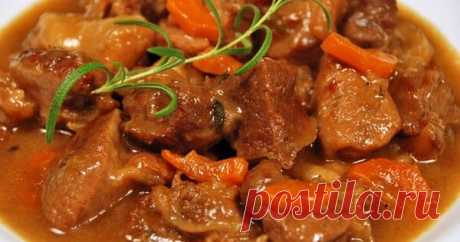 Вкуснейший гуляш с овощами: готовлю постоянно!