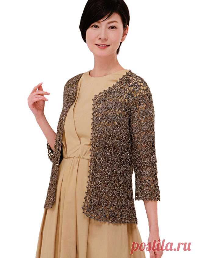 Весна & Лето от Lets Knit Series 80601 2019
Летние модели жакетов и джемперов, связанные крючком, - это идеальное сочетание красоты и практичности. 

Благодаря разнообразию узоров и текстур, такие вещи выглядят очень стильно и оригинально, подчеркивая индивидуальность. 

Кроме того, крючком связанные изделия легко адаптируются под любой стиль - от повседневного до вечернего, что делает их универсальным выбором для летнего гардероба.
