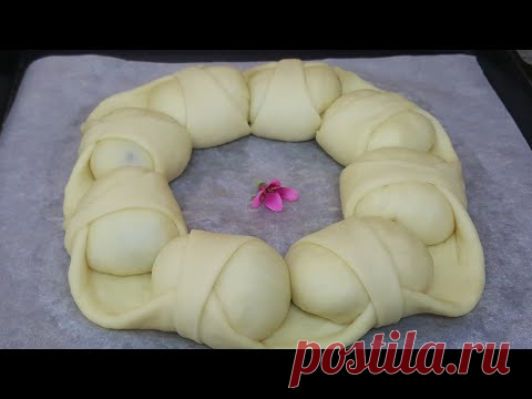 Булочки с Необычной Формой 💯 Тесто как пух , Булочки с начинкой..