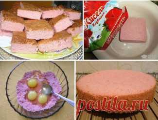 Пирог из киселя