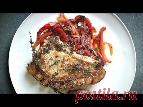 Рецепт от Гордона Рамзи - Жареные свиные отбивные с перцем