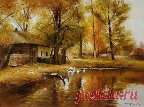 Реалистичные сцены бытовой жизни украинцев прошлого от Юрия Журки