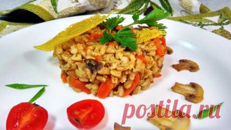 Перловка с грибами в мультиварке рецепт с фото пошагово и видео - 1000.menu
