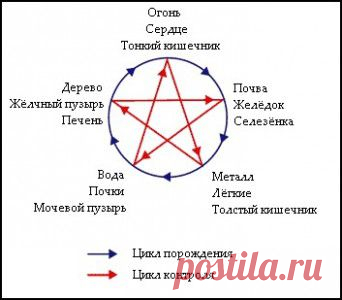 У-син | пять элементов | пять движений ци