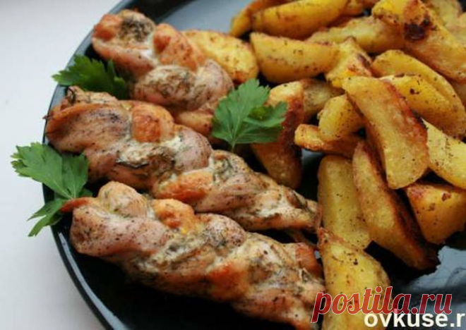 (1) Косички из курицы - пошаговый рецепт с фото. Автор рецепта валентина . - Cookpad