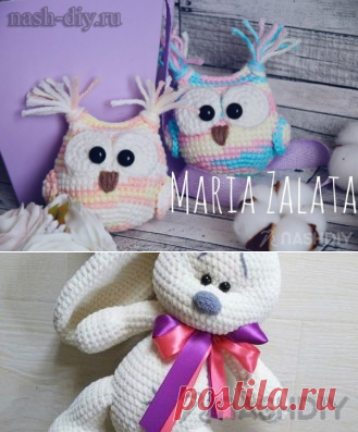 Вязаная сова крючком