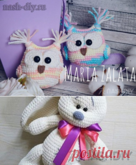 Вязаная сова крючком