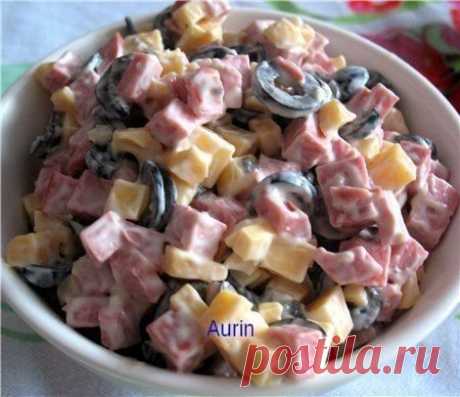 Салат с ветчиной и маслинами / Здоровый аппетит