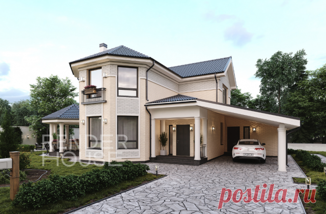 Проект «Рапсодия» дом в современном стиле под ключ | RNR