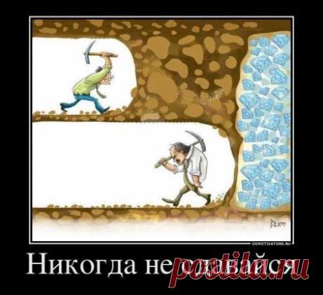 Ничто в мире не может заменить упорства. Талант не заменит его: нет ничего более обычного, чем талантливый неудачник. Гений тоже не заменит его: непризнанная гениальность почти вошла в поговорку. Образование не заменит упорства: мир полон образованных изгоев. Лишь упорство и решимость всемогущи. Лозунг «не сдавайся» решал, решает и всегда будет решать любые человеческие проблемы. /Джон Кулидж/
#успех #упорство