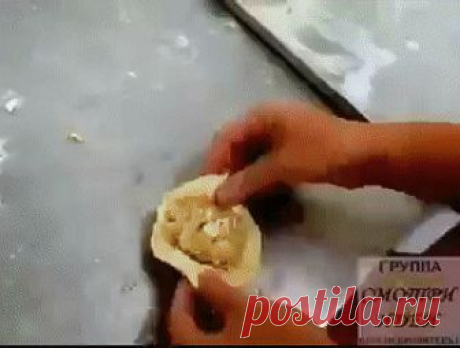 как красиво слепить пирожки
