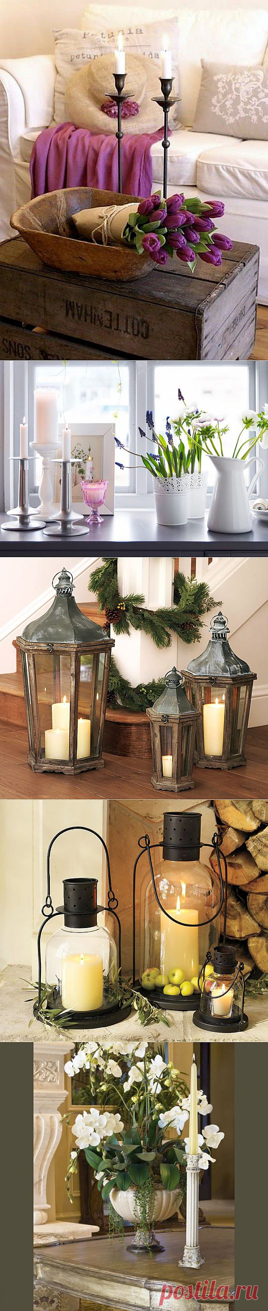 Романтическая обстановка: подсвечники и канделябры в интерьере | Интерьер и Дизайн
