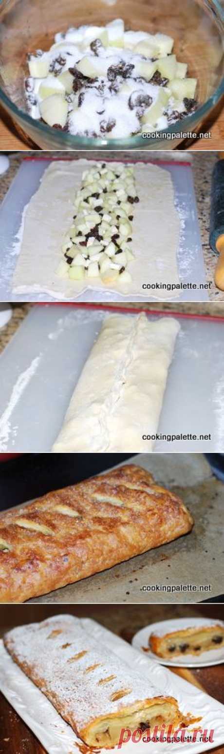 Яблочный струдель с изюмом - Cooking Palette » Cooking Palette
