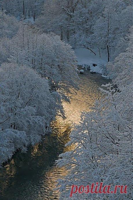 Зимней пейзаж.