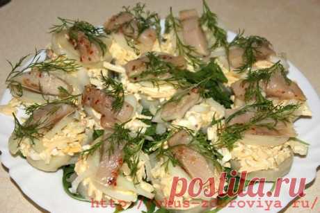 Очень вкусная закуска из селедки