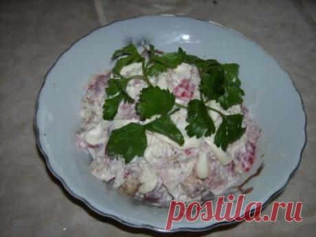 Салат с консервированным языком : Мои вкусности