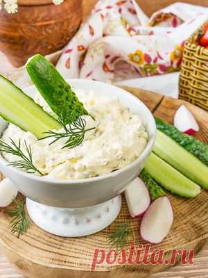 Рецепт творожного дипа с хрустящими овощами с фото пошагово на Вкусном Блоге