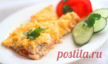 Горбуша, запеченная с сыром под сметанно – ореховым соусом | Кулинарные рецепты от Ксении