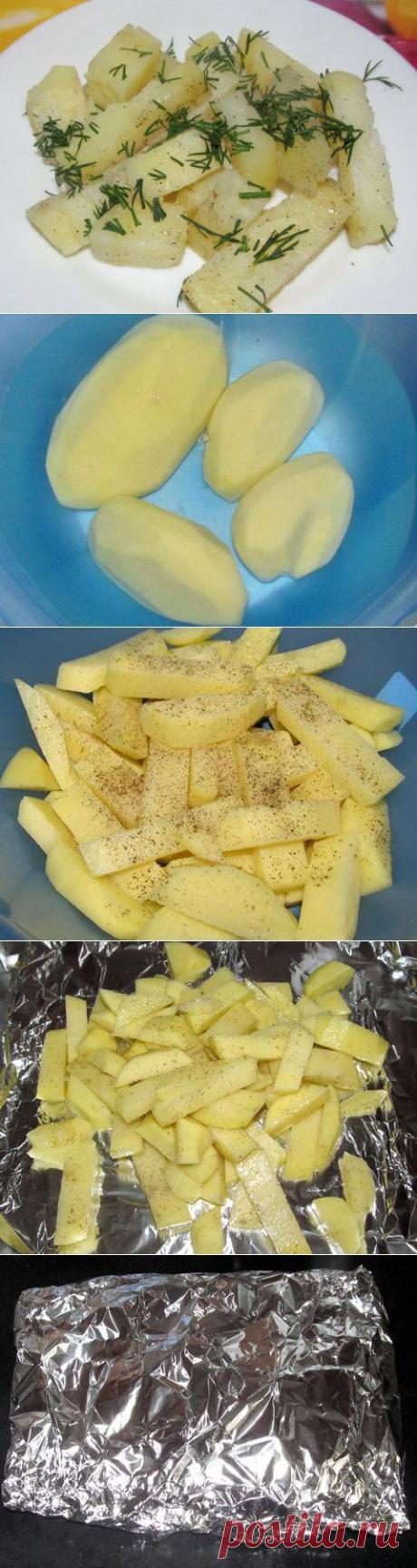 Картофель запечённый в фольге | Кулинарные рецепты. Вкусно и Просто!!!