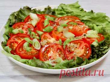 Рецепт легкого томатного салата