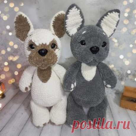 AMIGURUMI - Вязаные игрушки - Амигуруми Бульдог🐶
Как вам?