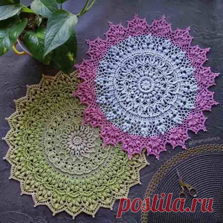 Рельефные салфетки крючком: схемы и описание на русском языке