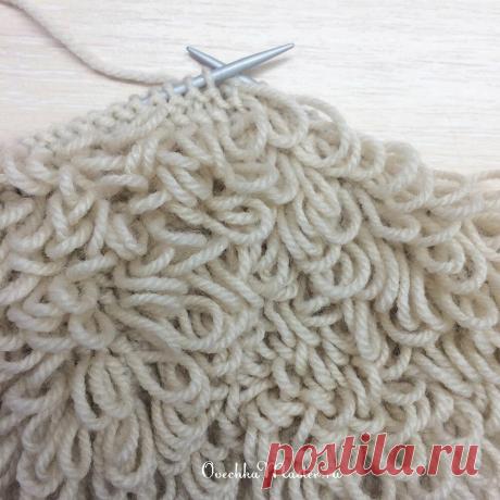 Вязанный спицами мех. Как я его делаю | Рукоделие от OvechkaMaster.ru | Яндекс Дзен