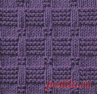 Узоры из самых простых петель из категории Интересные идеи – Вязаные идеи, идеи для вязания