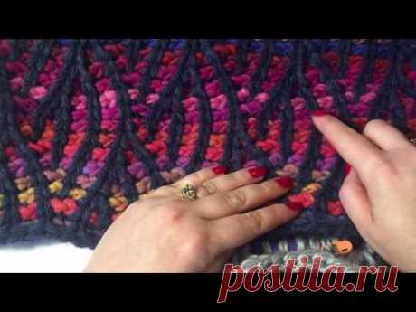 How to Crochet Twisted Tunisian Simple Stitch: The Fable Cowl
