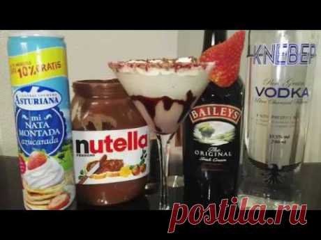 Coctel de baileys y Nutella