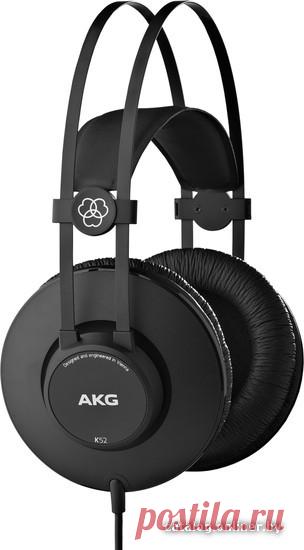 Наушники AKG K52 наушники, мониторные (охватывающие), профессиональные, 18-20000 Гц, кабель 2.5 м
